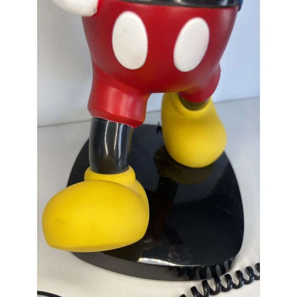 ☎️Vintage 1986 Tyco‎ Mickey Mouse Hiking Figure Telephone 14